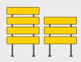 señal de tráfico señales de tablero de carretera vector