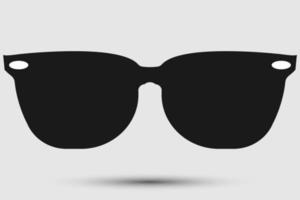 Sunglasses black Icon vector