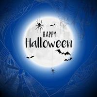 Cobweb Spiderweb Halloween Background Vector Illustration