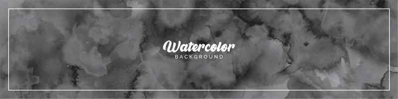 Pastel Light Black Watercolor Painted Background vector