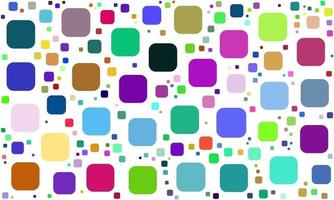 Colorful Random Rounded Squares Pattern vector