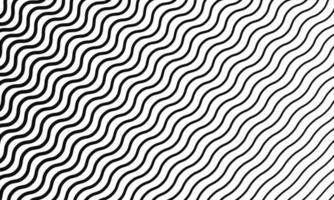Diagonal Wavy Lines Seamless Pattern vector