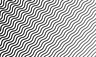 Diagonal Wavy Lines Seamless Pattern vector