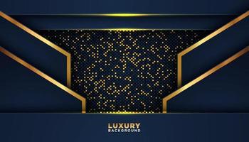 Dark abstract geometric background with glitters dots element decoration vector