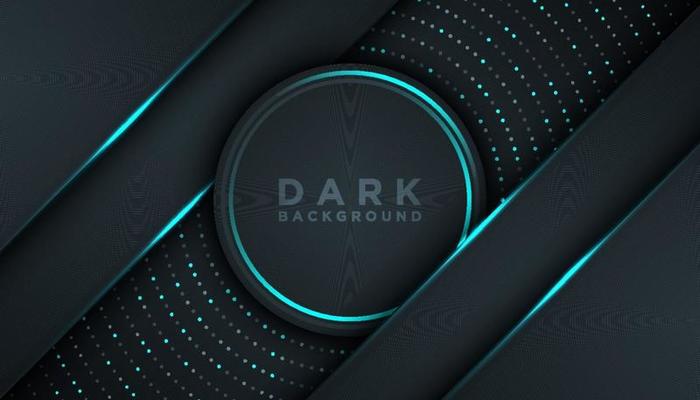 Dark abstract background with overlap layers Luxury design concept