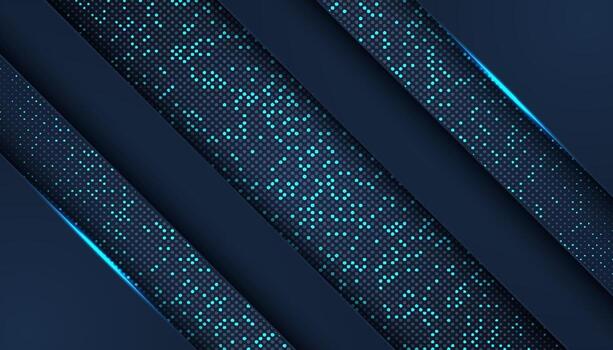 Dark abstract background with overlap layers Luxury design concept vector