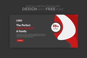 modern real estate square editable banner template Minimalist design Suitable for social media post and web internet ads vector