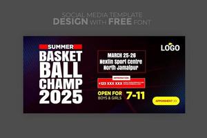 Vector design banner web template for sport event