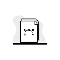 Files Conceptual Icon Vector Illustration Design