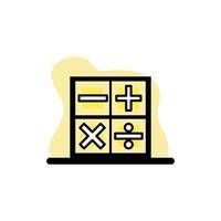 Calculation Icon Conceptual Vector Illustration Design