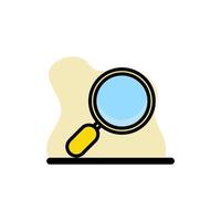 Magnifier Icon Conceptual Vector Design Illustration