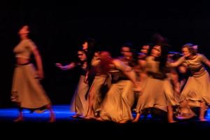 el movimiento abstracto de la danza foto