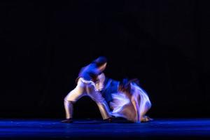 el movimiento abstracto de la danza foto
