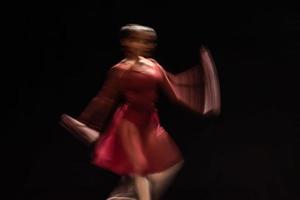 el movimiento abstracto de la danza foto