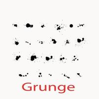 Grunge Dots Elements Collection vector