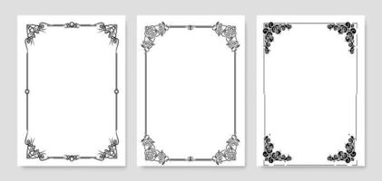 Decorative Frame Set vector