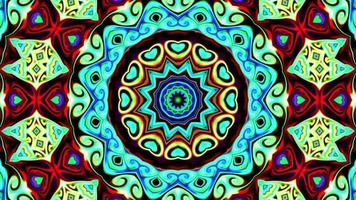 Motion Graphics and Animated Background with Kaleidoscope Sequence video