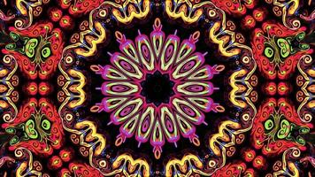 Motion Graphics Animated Background with Kaleidoscope Sequence video