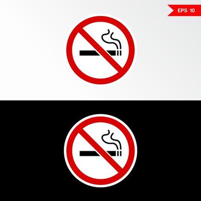 No smoking sign icon