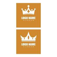 Crown Logo Template vector icon illustration design