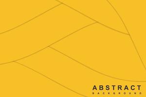 Abstract modern background yellow with shadow decoration vector