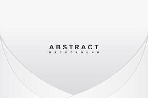 Abstract white background with wave decoration vector