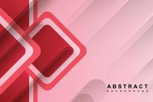 Abstract pink background with geometrical shape vector