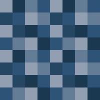 Seamless repeating pattern of squares in different shades of blue vector