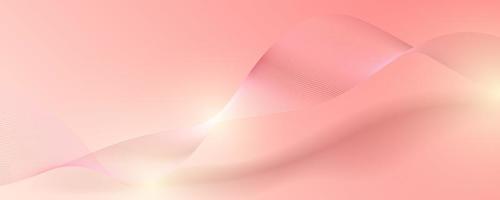 Ilustración de vector de fondo de lujo de oro rosa abstracto