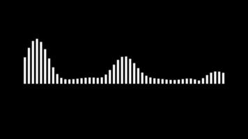 Sound-Equalizer-Effekt für digitales Audiospektrum video