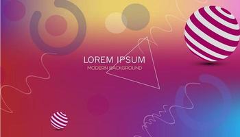 Abstract sphere background with plexus effect vector