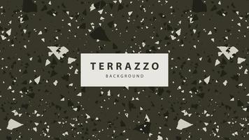 Terrazzo floor wallpaper background vector