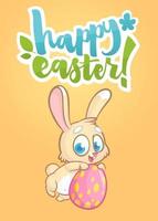 Cartoon bunny rabbit vector illustration