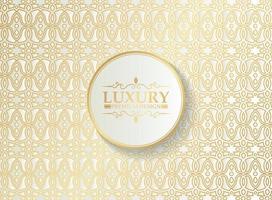 Luxury ornament pattern design background vector