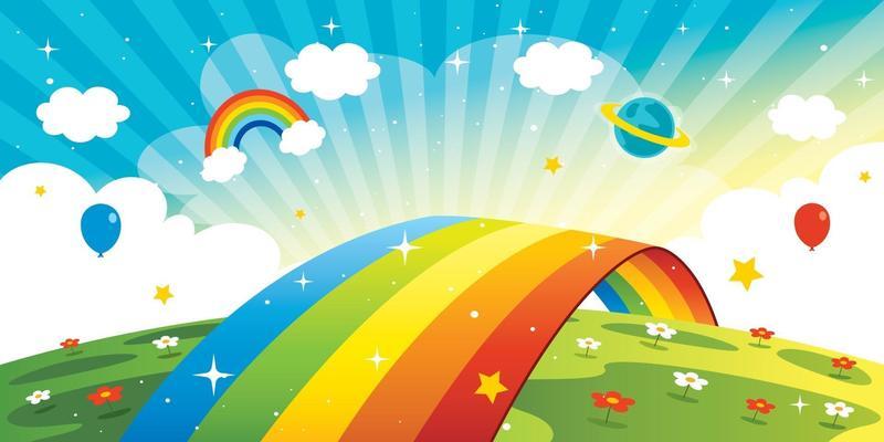 Concept Of A Colorful Rainbow