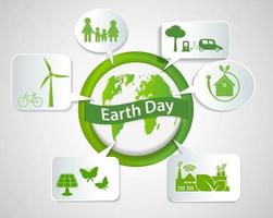 Earth Day concept vector