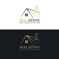 Modern and Creative Real Estate Company logo vector