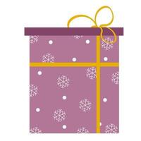 Surprise Gift box Flat style vector illustration