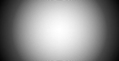 Concentric circle sound wave abstract line pattern vector