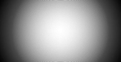 Concentric circle sound wave abstract line pattern vector