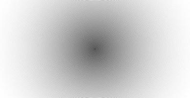 Concentric circle sound wave abstract line pattern vector