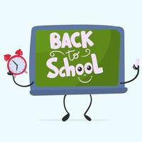 Back to school banner illustration vector