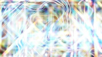 Prismatic Luminous Lines Over a Dark Background video