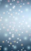 Abstract blue blurred background with bokeh effect vector