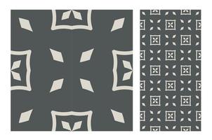 vintage tiles patterns antique seamless design in Vector illustration