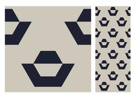 vintage tiles patterns antique seamless design vector