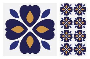 patrones de azulejos vintage antiguo diseño sin costuras vector