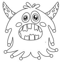 Line Art Drawing For Kids Coloring Page vector