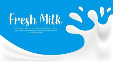Milk Background Vector