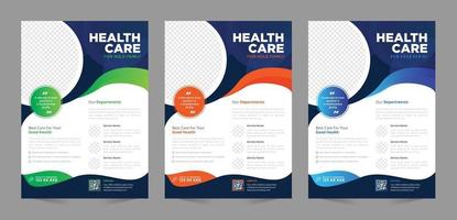 Medical Flyer Template vector design Layout template in A4 size